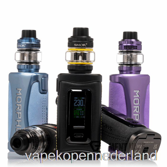 Elektronische Sigaret Vape Smok Morph 3 230w Starterkit Cyaan